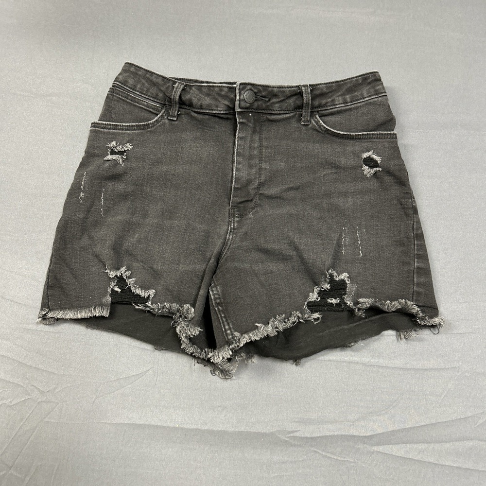 Wrangler Women's Vintage Shorts Mid-Rise 10/30 Black